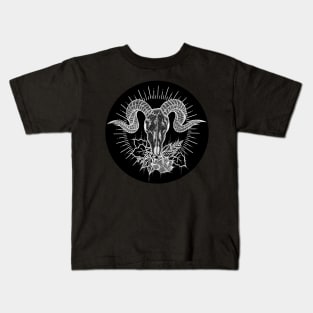 Black Phillip - Black circle Kids T-Shirt